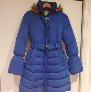 Blue Soia & Kyo XXS A-line down filled parka